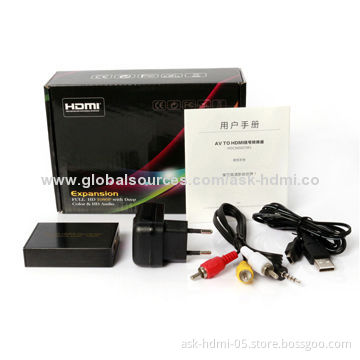 RCA CVBS AV to HDMI Converter with Scaler, 1,080P Digital Signal Output